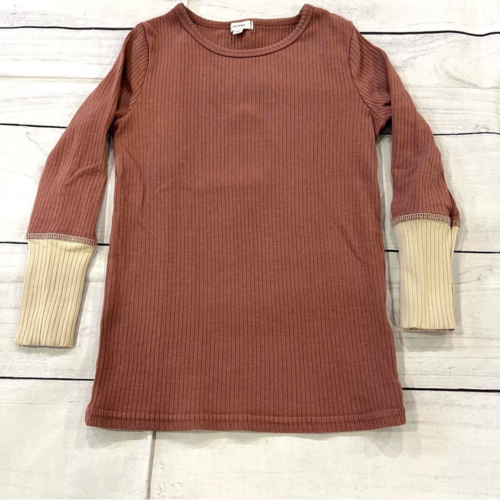 Lil Legs Ribbed Pajama Set - Picture 4 of 8